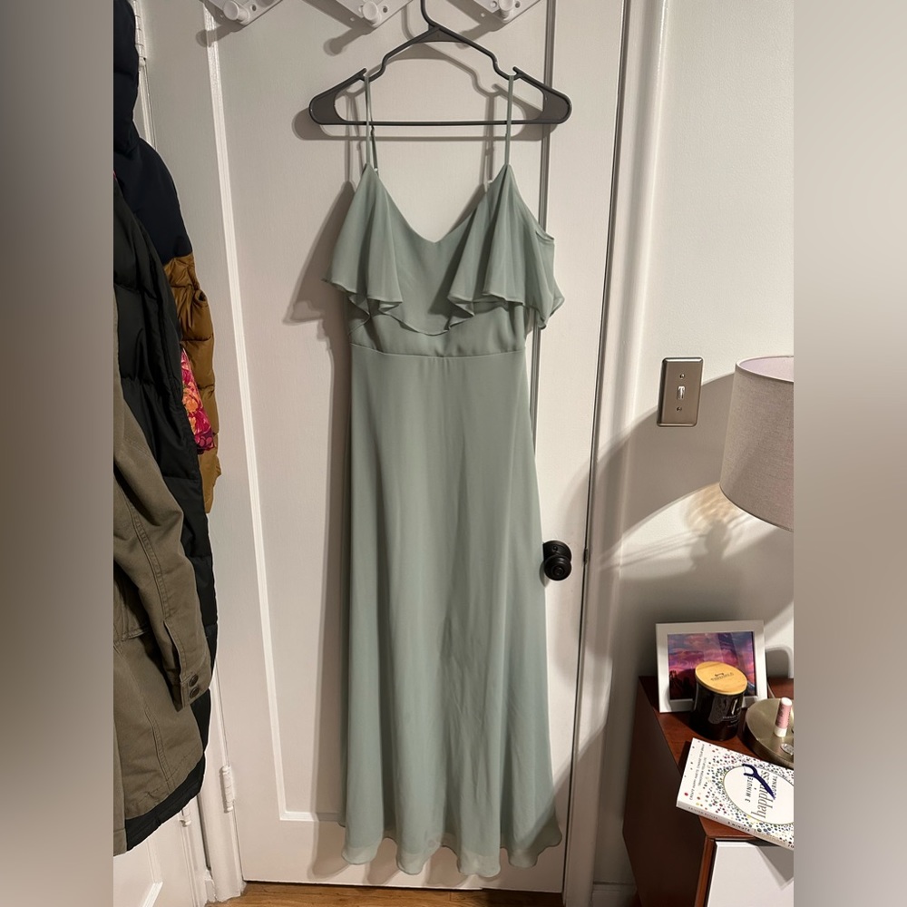 BIRDY GREY SAGE CHIFFON JANE CONVERTIBLE DRESS